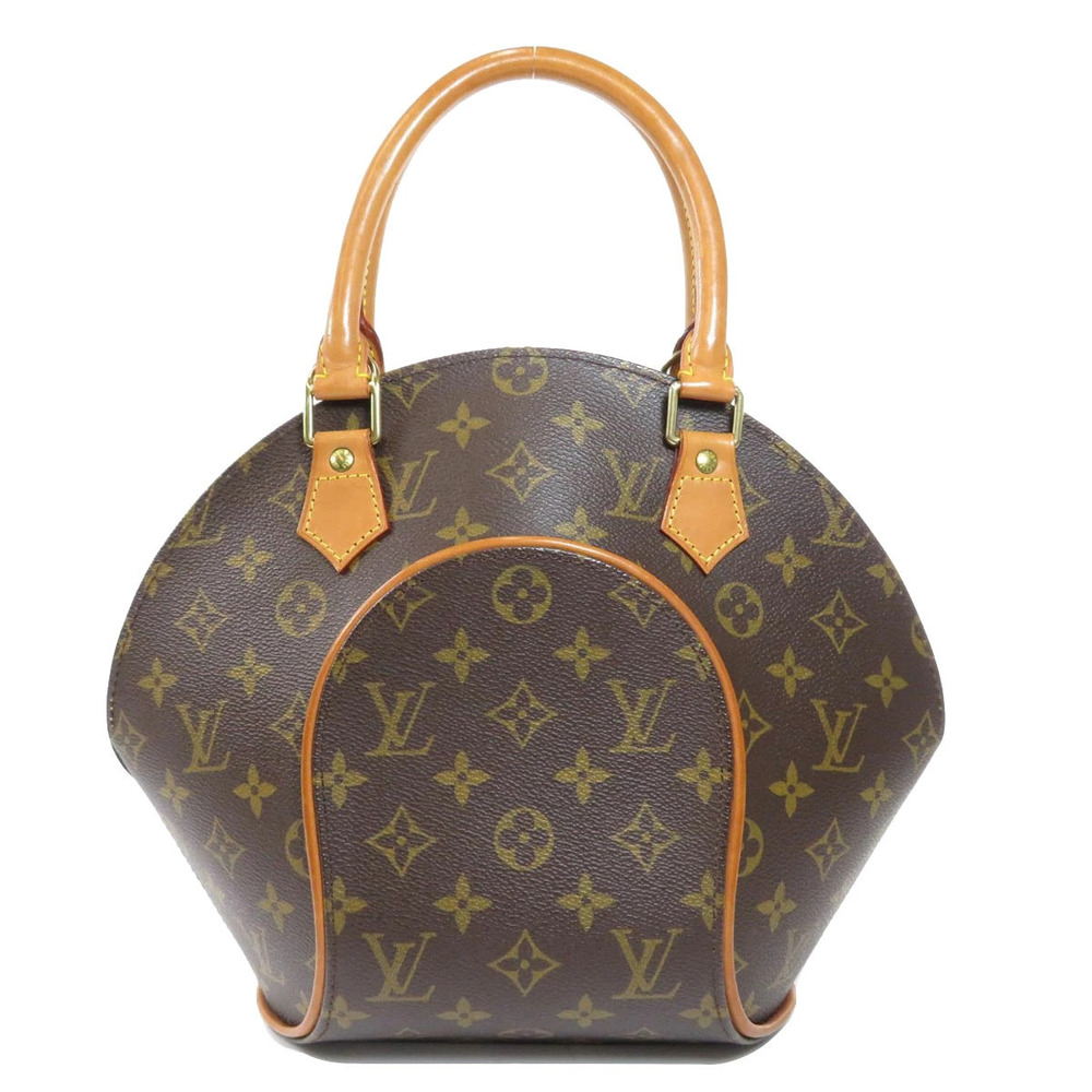 Louis Vuitton Canvas Ellipse Monogram Handbag Brown